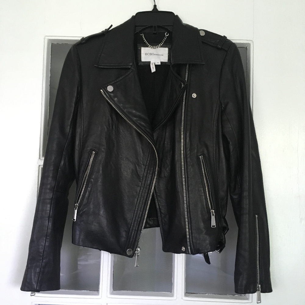 Leather Motto Jacket